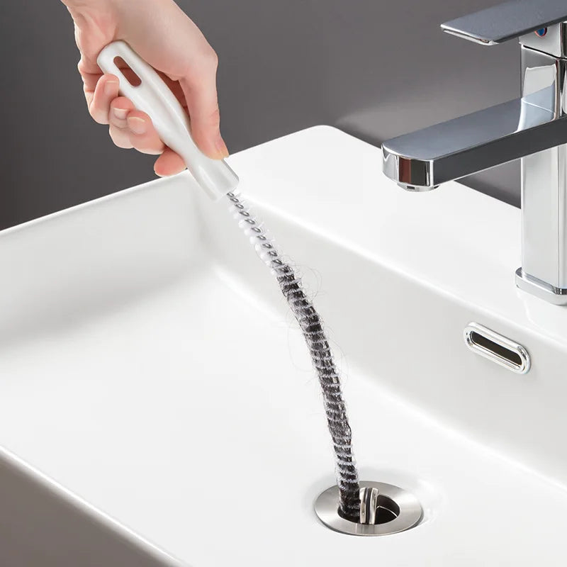 Drain Hair Catcher & Pipe Cleaning Brush